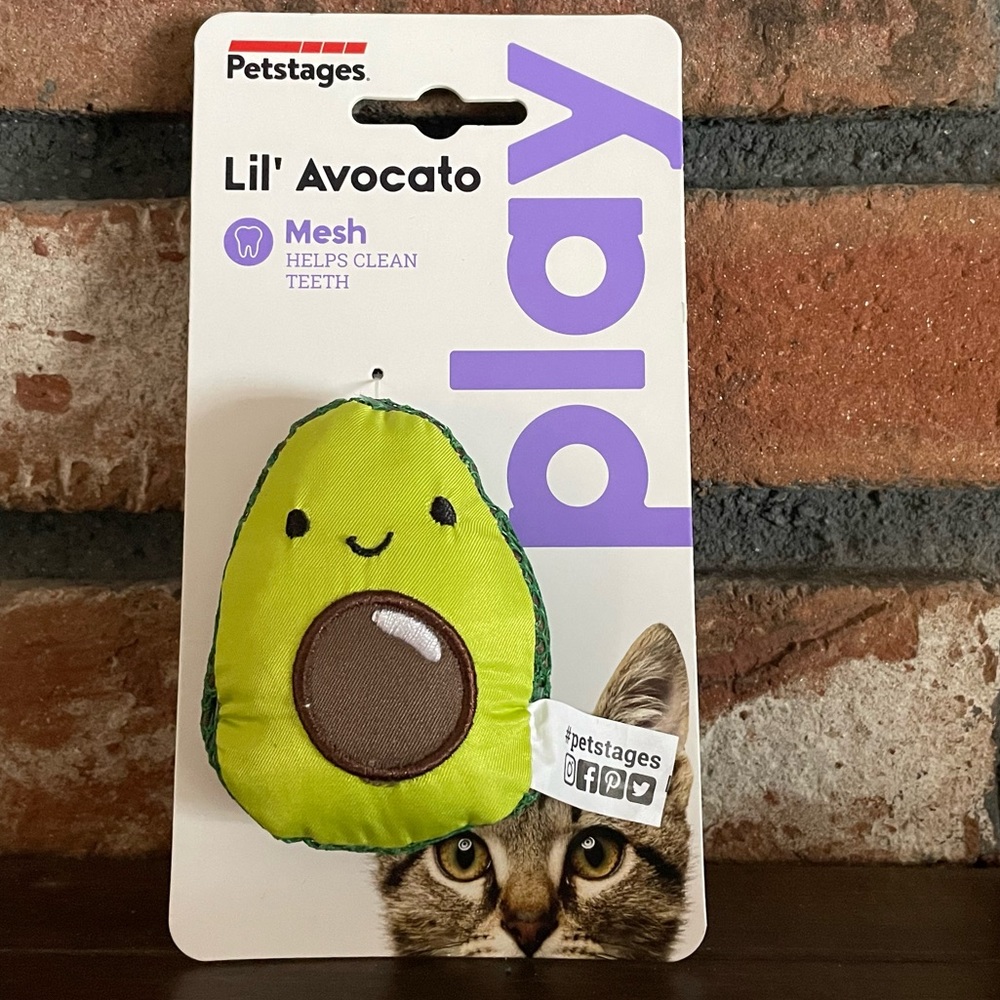 Avocado Catnip Cat Pet Toy! NWT by Petstages Brand